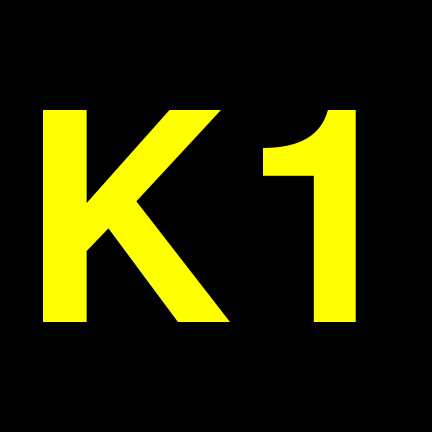 File:K1 black yellow.svg