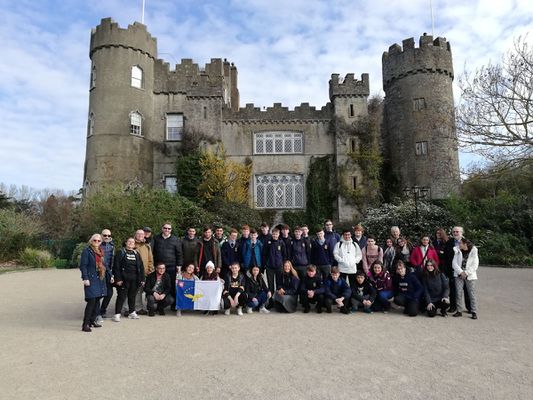 Grup Erasmus + la Castelul Malahide