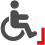Obstacle wheelchair yes.svg
