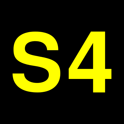 File:S4 black yellow.svg