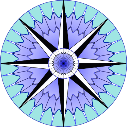 File:Compass-rose-blue-64.png