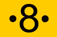 File:8 schwarz auf gelb.jpg