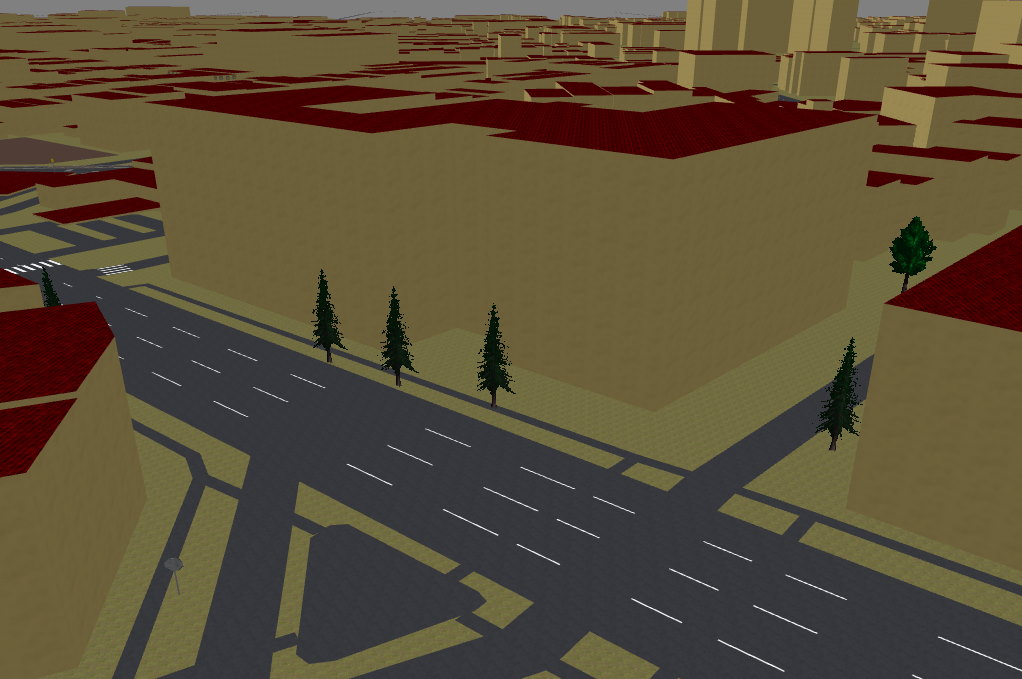 OSM2World 3D rendering of 618 Bushwick Avenue