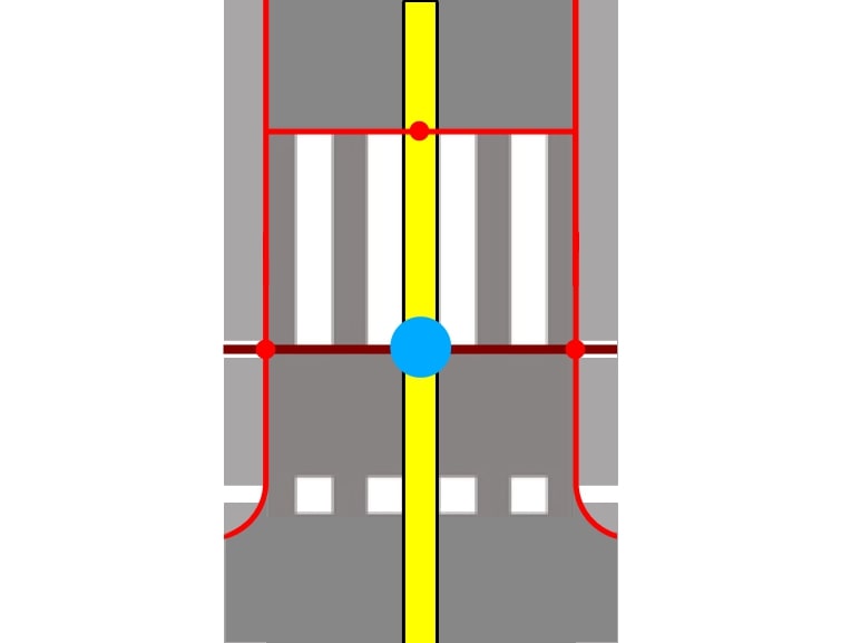 File:Segregated crossing (bicycle - path).jpg