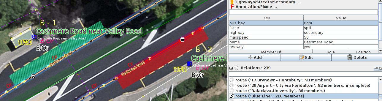 Add bus_bay=left (left hand traffic) and stop_position nodes on highway. This is entirely optional. Don't repeat the details from the platform node.