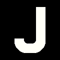 File:Weisses J auf schwarzem rechteck.png