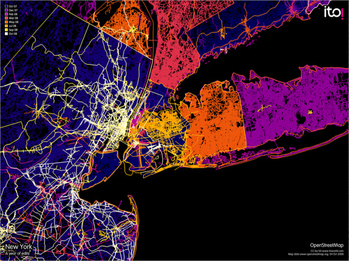 New York from ITO's OSM Mapper
