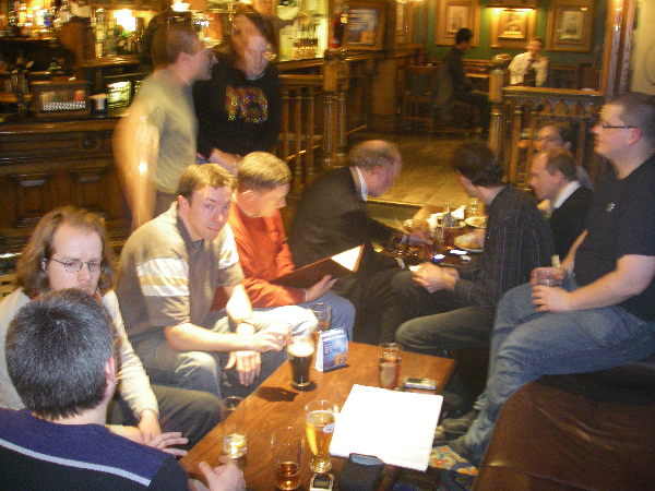 File:London pub meet-up Mad Hatter Jan 2009.JPG
