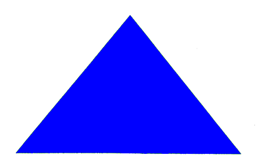 File:Blaues liegendes Dreieck.png