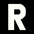 File:Weisses R auf schwarzem rechteck.png