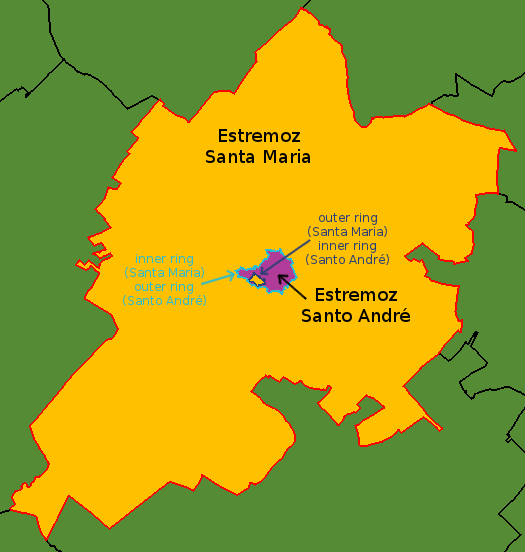 CAOP freguesia Santa Maria e Santo André enclave contra-enclave em Estremoz.png