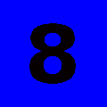 File:Schwarz8 auf blauem rechteck.png