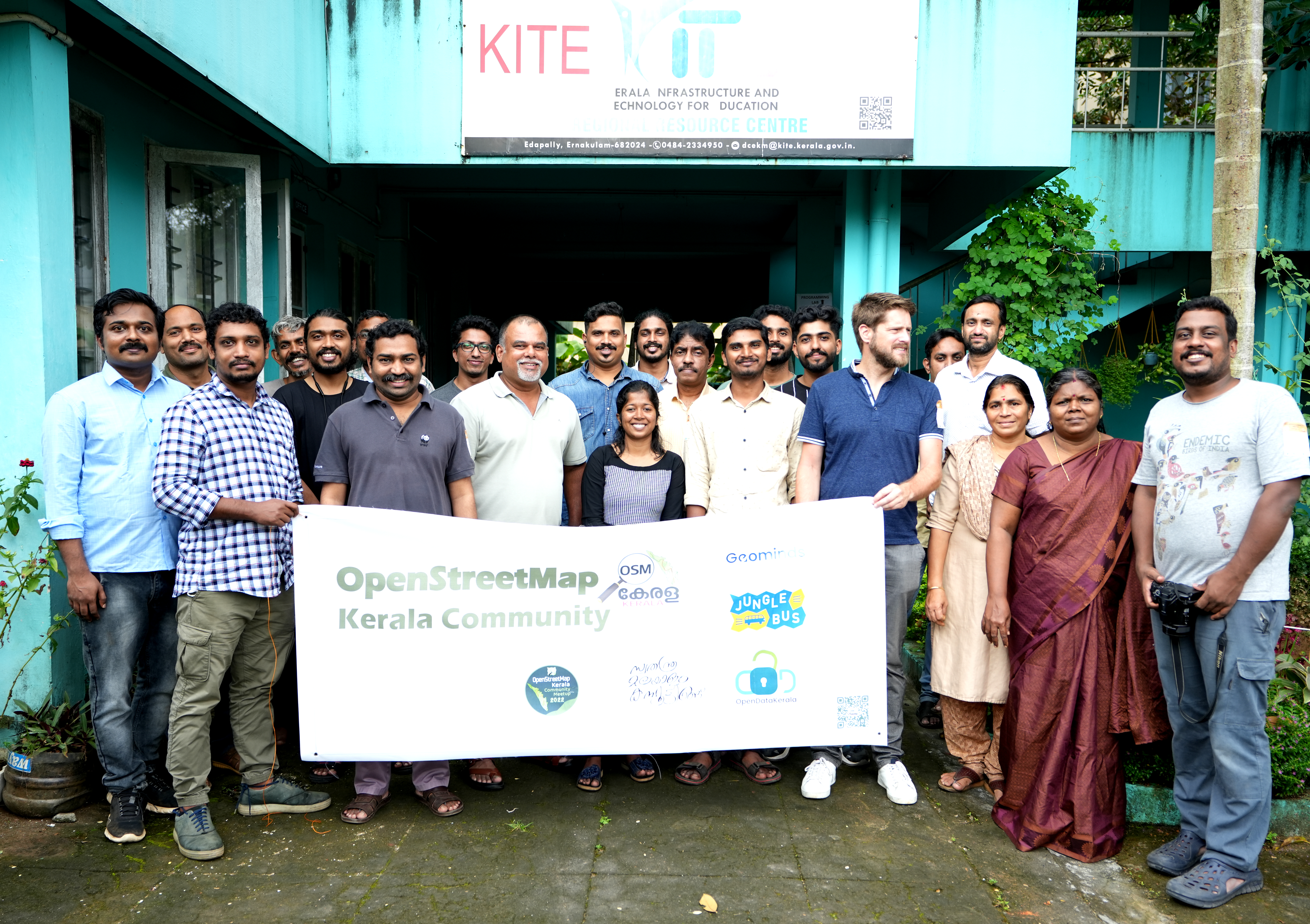 OpenStreetMap Kerala Community Meetup on July 2022 at Kochi- image CC BY SA Abin M