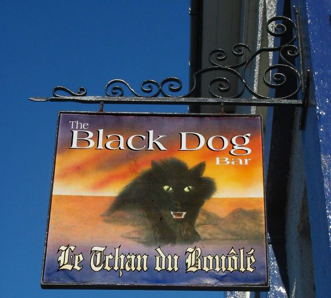 File:Black Dog Pub Sign, Bouley, Jersey.jpg