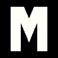 File:Weisses M auf schwarzem rechteck.png