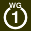 File:White 1 in white circle with WG above.png