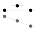 Line arrangement semi-horizontal.png Item:Q22441