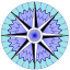File:Compass-rose-blue-64.svg