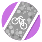 File:StreetComplete quest bicycleway surface.svg
