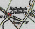 Ballyfoyle Creamery, Co. Kilkenny, Ireland on the British War Office map