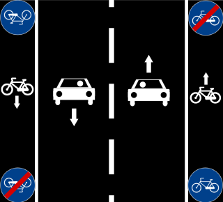 File:Cycle lanes left right Italy.svg