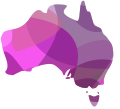 Australia outline pink.svg