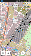 Railway signals from OpenRailwayMap as an overlay