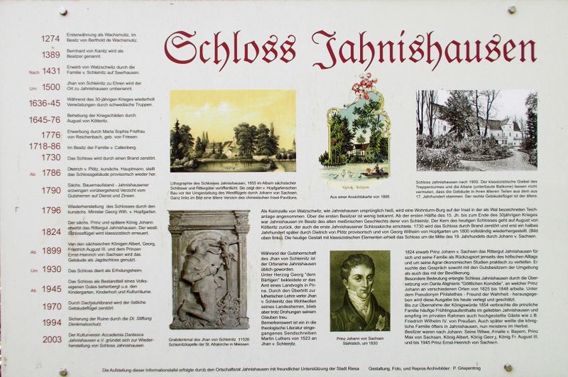 File:2014 Janishausen Tafel über die Geschichte des Schlosses.jpg
