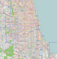 Map of Chicago from OpenStreetMap