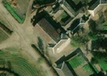 6/7 Close-up of a T-shaped Juche Study Hall (amenity=community_centre).