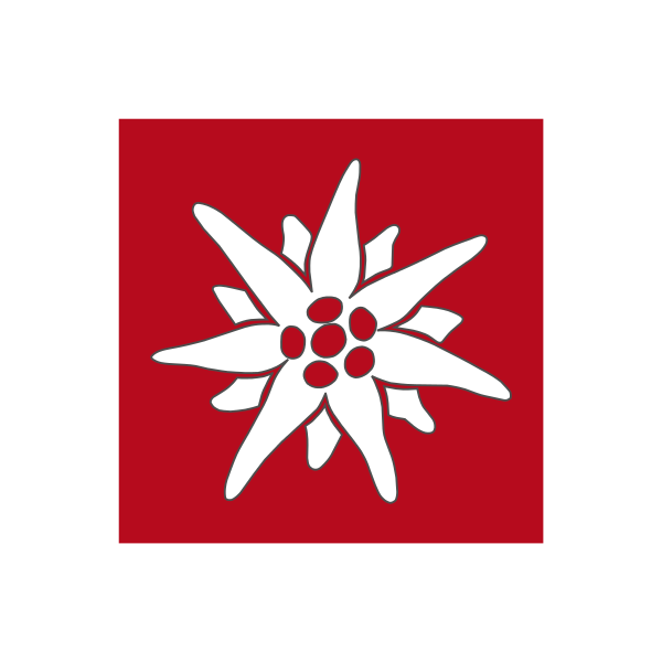 File:Edelweiss weiss rot.svg