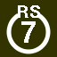 File:White 7 in white circle with RS above.svg