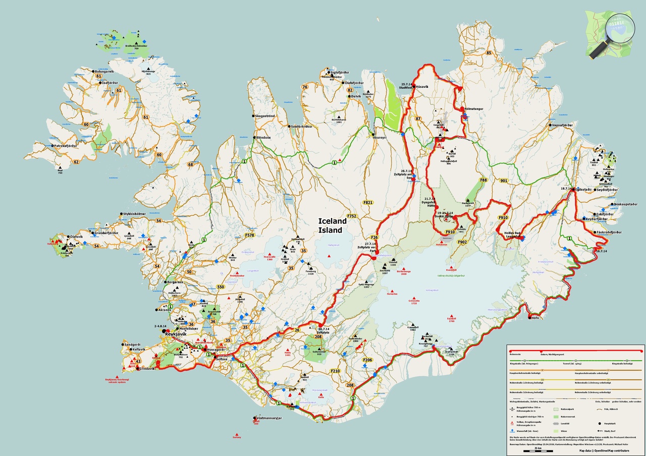 Island Karte Pdf