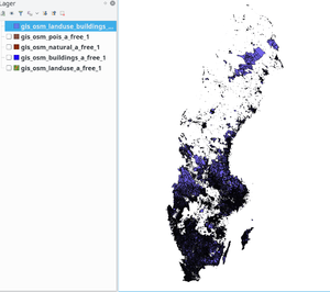Sweden already mapped land use