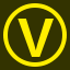 File:Yellow V in yellow circle.svg