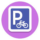 File:StreetComplete quest bikeparking.svg