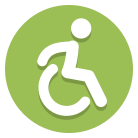 File:StreetComplete quest wheelchair green.svg