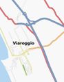 15 February 2008: Status of Viareggio after my first mapping work.