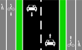 Cycle tracks left right footways.svg