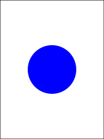 File:Trail-marking-white.blue dot.svg