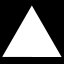 File:Symbol White Equilateral Triangle.svg