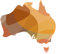 Australia outline orange.svg