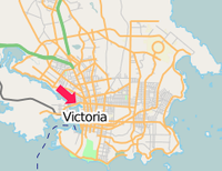 victoria, bc map