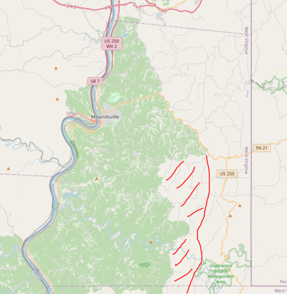 File:Marshall County WV in OSM on December 26, 2020.png