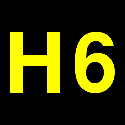 File:H6 black yellow.svg