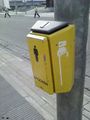 Germany: Tactile arrow on a call button on the top of the box