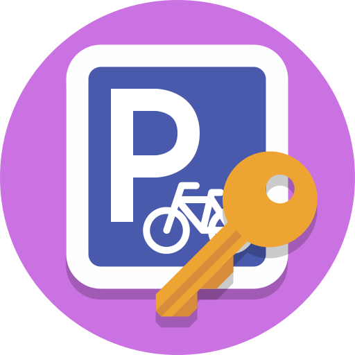 File:StreetComplete quest bicycle parking access.svg