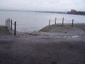 Small slipway into the sea. Feature of a Harbour