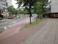 Bremen street with cycleway lane between car lanes.jpg