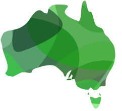 File:Australia outline green.svg
